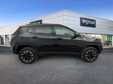 SPOTICAR Jeep Compass 1.3 Phev T4 240 Ch 4xe Eawd Trailhawk Occasion - Suv-4x4 Hybride Rechargeable Noir - Boulogne Billancourt - 1203735468_4