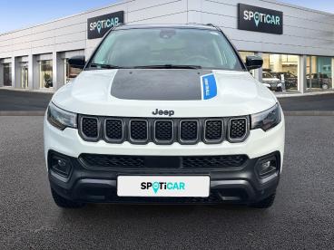 SPOTICAR Jeep Compass 1.3 Turbo T4 240ch Phev 4xe Trailhawk At6 Eawd Occasion - Suv-4x4 Hybride Rechargeable Alpine White+toit Noir - Villeneuve-les-beziers - 1203741328_2