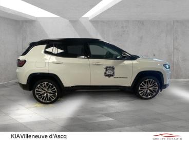 SPOTICAR Jeep Compass 1.5 Turbo T4 130ch Mhev Summit 4x2 Bvr7 Occasion - Suv-4x4 Hybride Alpine White+toit Noir - Villeneuve-d'ascq - 1203756497_4
