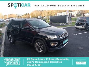 SPOTICAR Jeep Compass 1.6 Multijet Ii 120ch Limited 4x2 117g Occasion - Suv-4x4 Diesel Diamond Black Crystal - Rouxmesnil-bouteilles - 1203758498_3