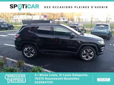 SPOTICAR Jeep Compass 1.6 Multijet Ii 120ch Limited 4x2 117g Occasion - Suv-4x4 Diesel Diamond Black Crystal - Rouxmesnil-bouteilles - 1203758498_4