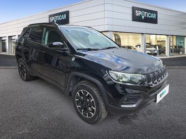 SPOTICAR Jeep Compass 1.3 Turbo T4 240ch Phev 4xe Trailhawk At6 Eawd Occasion - Suv-4x4 Hybride Rechargeable Solid Black - Annecy - 1203771900_3