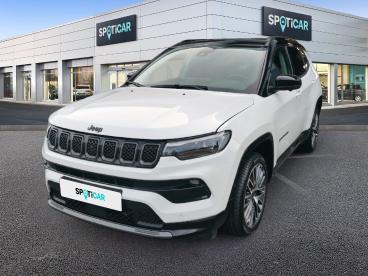 SPOTICAR Jeep Compass 1.5 Turbo T4 130 Ch Bvr7 E-hybrid Summit Occasion - Suv-4x4 Essence Blanc - Macon Cedex 9 - 1203774104_1