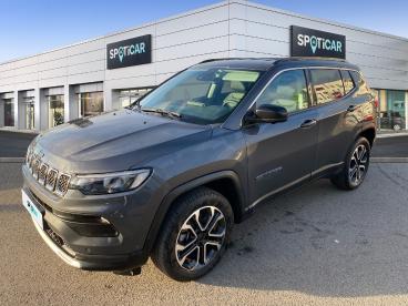 SPOTICAR Jeep Compass 1.3 Turbo T4 190ch Phev 4xe Limited At6 Eawd Occasion - Suv-4x4 Hybride Rechargeable Graphite Gray Métallisé+toit Noir - Reze - 1203782016_1