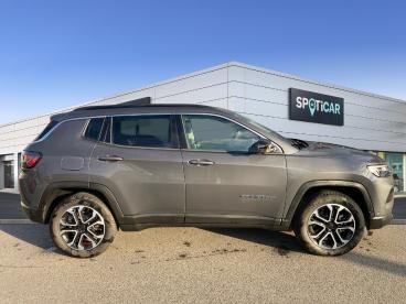 SPOTICAR Jeep Compass 1.3 Turbo T4 190ch Phev 4xe Limited At6 Eawd Occasion - Suv-4x4 Hybride Rechargeable Graphite Gray Métallisé+toit Noir - Reze - 1203782016_4