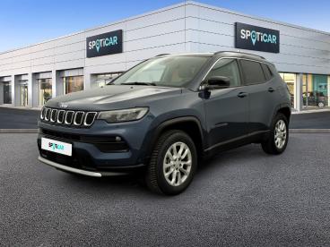 SPOTICAR Jeep Compass 1.3 Phev T4 190 Ch 4xe Eawd Limited Occasion - Suv-4x4 Hybride Rechargeable Blanc - Boulogne Billancourt - 1203792585_1