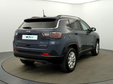 SPOTICAR Jeep Compass 1.3 Phev T4 190 Ch 4xe Eawd Limited Occasion - Suv-4x4 Hybride Rechargeable Blanc - Boulogne Billancourt - 1203792585_5