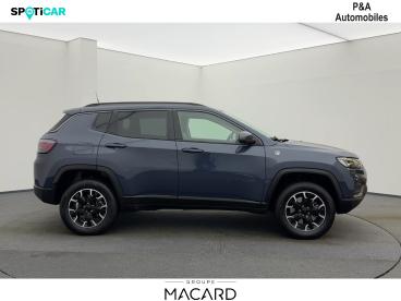 SPOTICAR Jeep Compass 1.3 Turbo T4 240ch Phev 4xe Trailhawk At6 Eawd Occasion - Suv-4x4 Hybride Rechargeable Bleu - Montauban - 1203794958_5