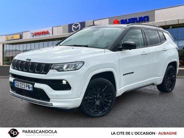 SPOTICAR Jeep Compass 1.3 Turbo T4 240ch Phev 4xe S At6 Eawd Occasion - Suv-4x4 Hybride Rechargeable Alpine White+toit Noir - Aubagne - 1203807130_1