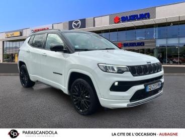 SPOTICAR Jeep Compass 1.3 Turbo T4 240ch Phev 4xe S At6 Eawd Occasion - Suv-4x4 Hybride Rechargeable Alpine White+toit Noir - Aubagne - 1203807130_3