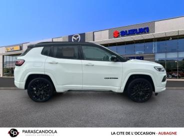 SPOTICAR Jeep Compass 1.3 Turbo T4 240ch Phev 4xe S At6 Eawd Occasion - Suv-4x4 Hybride Rechargeable Alpine White+toit Noir - Aubagne - 1203807130_4