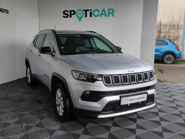SPOTICAR Jeep Compass 1.3 Phev T4 190 4xe Limited Occasion - Suv-4x4 Hybride Rechargeable Gris Clair - Treillieres - 1203818222_2