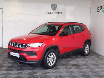 SPOTICAR Jeep Compass 1.3 Phev T4 190 4xe Longitude Occasion - Suv-4x4 Hybride Rechargeable Rouge - Treillieres - 1203821503_1