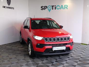 SPOTICAR Jeep Compass 1.3 Phev T4 190 4xe Longitude Occasion - Suv-4x4 Hybride Rechargeable Rouge - Treillieres - 1203821503_2