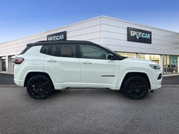 SPOTICAR Jeep Compass 1.3 Turbo T4 240ch Phev 4xe S At6 Eawd Occasion - Suv-4x4 Hybride Rechargeable Alpine White+toit Noir - Aubagne - 1203822270_4