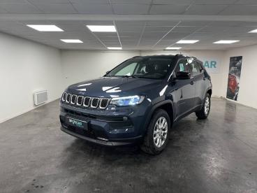 SPOTICAR Jeep Compass 1.3 Phev T4 190 Ch At6 4xe Eawd Longitude Occasion - Suv-4x4 Hybride Rechargeable Bleu - Mareuil Les Meaux - 1203846386_1
