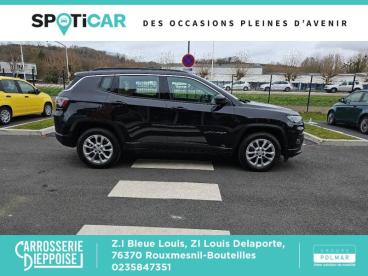 SPOTICAR Jeep Compass 1.3 Gse T4 130ch Longitude 4x2 Occasion - Suv-4x4 Essence Carbon Black - Rouxmesnil-bouteilles - 1203903627_4