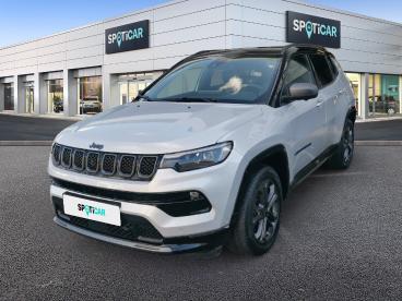 SPOTICAR Jeep Compass 1.3 Phev T4 190 Ch At6 4xe Eawd 80th Anniversary Occasion - Suv-4x4 Hybride Rechargeable Gris Clair - Macon - 1203930996_1
