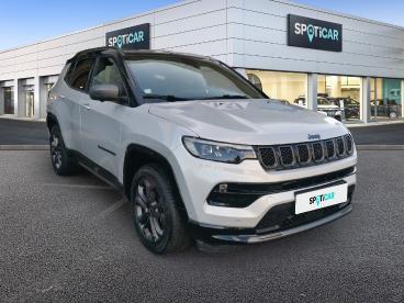 SPOTICAR Jeep Compass 1.3 Phev T4 190 Ch At6 4xe Eawd 80th Anniversary Occasion - Suv-4x4 Hybride Rechargeable Gris Clair - Macon - 1203930996_3