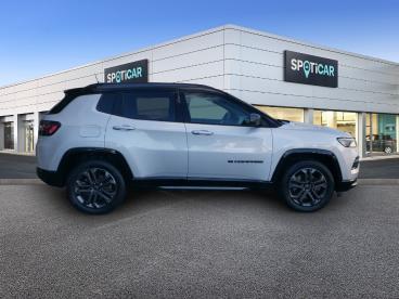 SPOTICAR Jeep Compass 1.3 Phev T4 190 Ch At6 4xe Eawd 80th Anniversary Occasion - Suv-4x4 Hybride Rechargeable Gris Clair - Macon - 1203930996_4