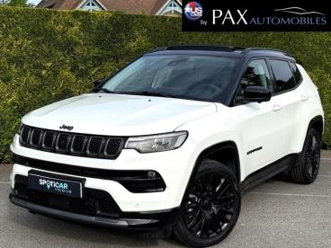 SPOTICAR Jeep Compass 1.5 Turbo T4 130ch Mhev S 4x2 Bvr7 Occasion - Suv-4x4 Hybride Alpine White+toit Noir - Saint-cloud - 1203974999_1