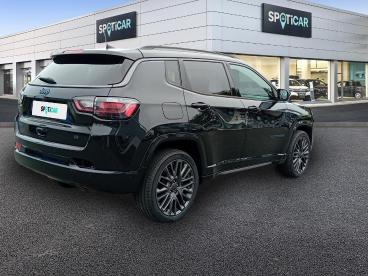 SPOTICAR Jeep Compass 1.3 Turbo T4 240ch Phev 4xe S At6 Eawd Occasion - Suv-4x4 Hybride Rechargeable Carbon Black - Quimper - 1203993128_3
