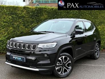 SPOTICAR Jeep Compass 1.3 Turbo T4 190ch Phev 4xe Altitude At6 Eawd Occasion - Suv-4x4 Hybride Rechargeable Solid Black - Saint-cloud - 1203993981_1