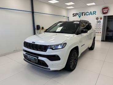 SPOTICAR Jeep Compass 1.3 Turbo T4 240 4xe S Occasion - Suv-4x4 Hybride Rechargeable Blanc - Yvetot - 1204006133_1