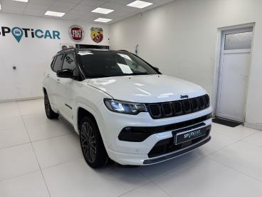 SPOTICAR Jeep Compass 1.3 Turbo T4 240 4xe S Occasion - Suv-4x4 Hybride Rechargeable Blanc - Yvetot - 1204006133_2