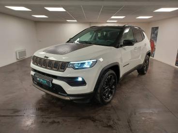 SPOTICAR Jeep Compass 1.3 Phev T4 240 Ch 4xe Eawd Upland Occasion - Suv-4x4 Hybride Rechargeable Blanc - Mareuil Les Meaux - 1204008210_1