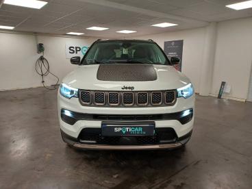 SPOTICAR Jeep Compass 1.3 Phev T4 240 Ch 4xe Eawd Upland Occasion - Suv-4x4 Hybride Rechargeable Blanc - Mareuil Les Meaux - 1204008210_2
