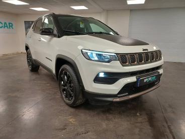 SPOTICAR Jeep Compass 1.3 Phev T4 240 Ch 4xe Eawd Upland Occasion - Suv-4x4 Hybride Rechargeable Blanc - Mareuil Les Meaux - 1204008210_3