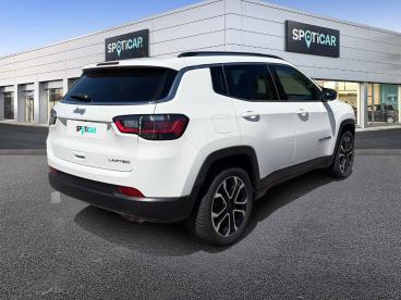 SPOTICAR Jeep Compass 1.3 Gse T4 150 Ch Bvr6 Limited Occasion - Suv-4x4 Essence Blanc - Saint-etienne - 1204029227_2