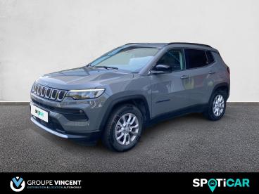 SPOTICAR Jeep Compass Limited My21 1.3 Phev 190cv 4xe At6 Occasion - Suv-4x4 Hybride Rechargeable Gris Acier - Gien - 1204031629_1