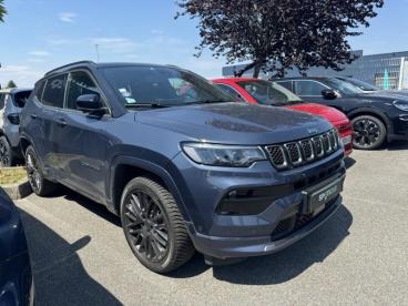 SPOTICAR Jeep Compass 1.3 Turbo T4 240ch Phev 4xe S At6 Eawd Occasion - Suv-4x4 Hybride Rechargeable Blue Shade Avec Toit - Coignieres - 1204075683_1