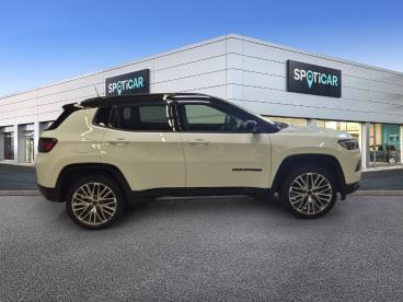 SPOTICAR Jeep Compass 1.3 Phev T4 240 Ch 4xe Eawd Summit Occasion - Suv-4x4 Hybride Rechargeable Blanc - Montmorot - 1204107139_4