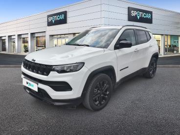 SPOTICAR Jeep Compass 1.3 Turbo T4 190ch Phev 4xe Night Eagle At6 Eawd Occasion - Suv-4x4 Hybride Rechargeable Alpine White - Longuenesse - 1204116336_1