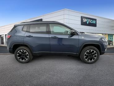 SPOTICAR Jeep Compass 1.3 Phev T4 240 Ch 4xe Eawd Trailhawk Occasion - Suv-4x4 Hybride Rechargeable Bleu - Velizy - 1204130801_4
