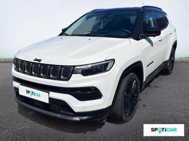 SPOTICAR Jeep Compass 1.5 Turbo T4 130ch Mhev S 4x2 Bvr7 Occasion - Suv-4x4 Hybride Alpine White+toit Noir - Villeneuve-les-beziers - 1204154570_1