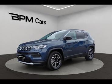 SPOTICAR Jeep Compass 1.3 Turbo T4 190ch Phev 4xe Limited At6 Eawd Occasion - Suv-4x4 Hybride Rechargeable Blue Shade Métallisé - Laval - 1204165086_1