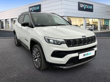 SPOTICAR Jeep Compass 1.3 Phev T4 240 Ch 4xe Eawd Summit Occasion - Suv-4x4 Hybride Rechargeable Blanc - Nanterre - 1204176093_3