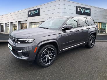 SPOTICAR Jeep Cherokee Grand Cherokee 2.0 T 380ch 4xe Summit Reserve Quadra-trac Ii Bva8 Occasion - Suv-4x4 Hybride Rechargeable Baltic Grey Métallisé + Toit Noir - Orleans Cedex 02 - 1203412984_1