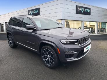 SPOTICAR Jeep Cherokee Grand Cherokee 2.0 T 380ch 4xe Summit Reserve Quadra-trac Ii Bva8 Occasion - Suv-4x4 Hybride Rechargeable Baltic Grey Métallisé + Toit Noir - Orleans Cedex 02 - 1203412984_3