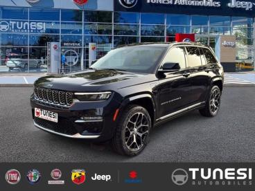 SPOTICAR Jeep Cherokee Grand Cherokee 2.0 T 380ch 4xe Summit Reserve Quadra-trac Ii Bva8 Occasion - Suv-4x4 Hybride Rechargeable Midnight Sky Métallisé + Toit Noir - Bourgoin-jallieu - 1203607119_1