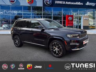 SPOTICAR Jeep Cherokee Grand Cherokee 2.0 T 380ch 4xe Summit Reserve Quadra-trac Ii Bva8 Occasion - Suv-4x4 Hybride Rechargeable Midnight Sky Métallisé + Toit Noir - Bourgoin-jallieu - 1203607119_3