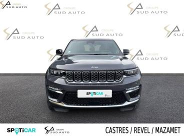 SPOTICAR Jeep Cherokee Grand Cherokee 4xe 2.0 T 380 Ch Phev 4x4 Bva8 Summit Reserve Occasion - Suv-4x4 Hybride Baltic Grey Metallise + Toit Noir - Castres - 1203618107_2