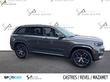 SPOTICAR Jeep Cherokee Grand Cherokee 4xe 2.0 T 380 Ch Phev 4x4 Bva8 Summit Reserve Occasion - Suv-4x4 Hybride Baltic Grey Metallise + Toit Noir - Castres - 1203618107_3