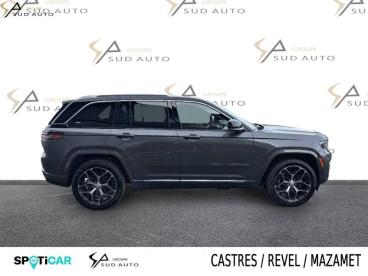 SPOTICAR Jeep Cherokee Grand Cherokee 4xe 2.0 T 380 Ch Phev 4x4 Bva8 Summit Reserve Occasion - Suv-4x4 Hybride Baltic Grey Metallise + Toit Noir - Castres - 1203618107_4