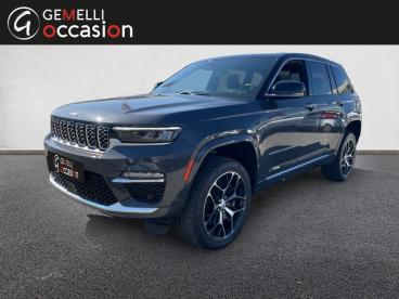 SPOTICAR Jeep Cherokee Grand Cherokee 2.0 T 380ch 4xe Summit Reserve Quadra-trac Ii Bva8 Occasion - Suv-4x4 Hybride Rechargeable Baltic Grey Métallisé + Toit Noir - Le Pontet - 1203652624_1