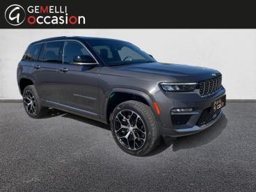 SPOTICAR Jeep Cherokee Grand Cherokee 2.0 T 380ch 4xe Summit Reserve Quadra-trac Ii Bva8 Occasion - Suv-4x4 Hybride Rechargeable Baltic Grey Métallisé + Toit Noir - Le Pontet - 1203652624_4